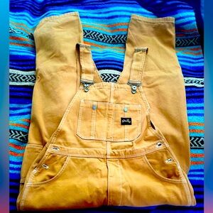 Stan Ray “earls bib”  overalls, size xl , color:brown duck. new with tags
